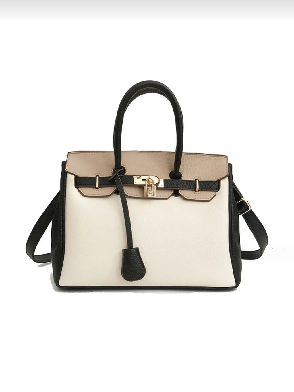 Styli Dual Strap Handle Bag with Lock