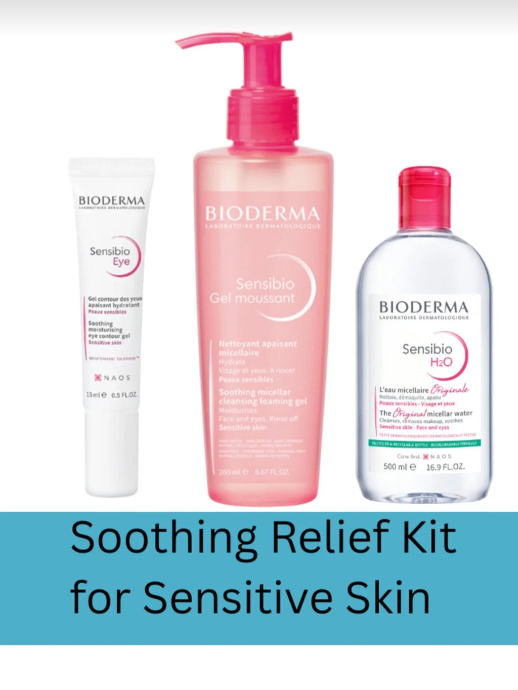 مجموعة العناية المهدئة للبشرة الحسّاسة