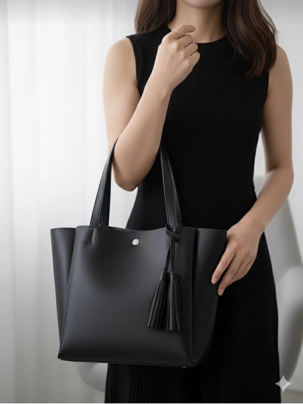 Madame Women's Handbag Quality Faux Leather Shopper