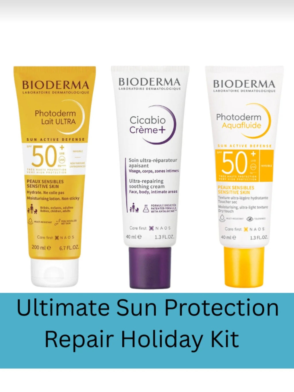 طقم العطلة للحماية القصوى من الشمس والعلاج