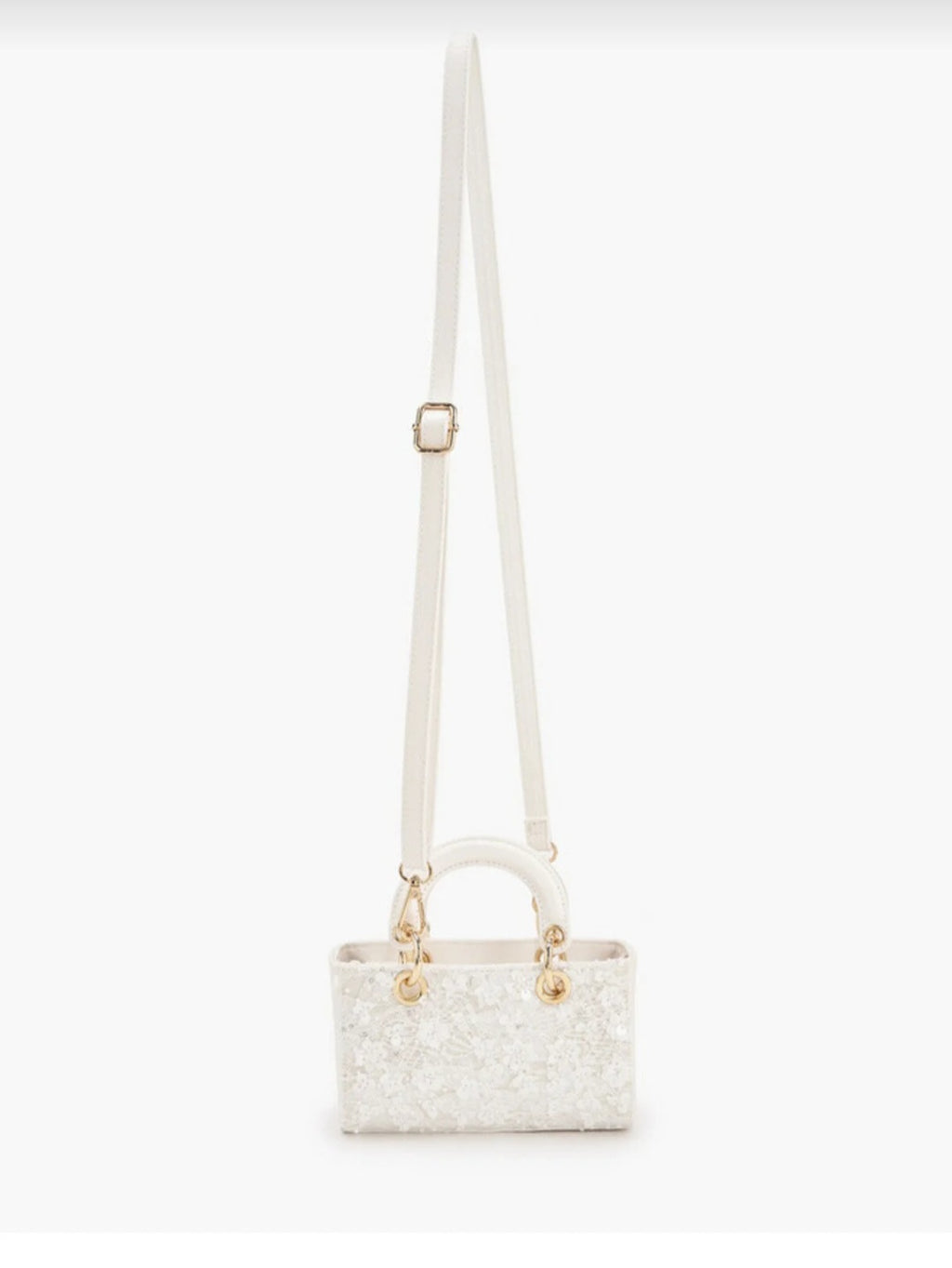 Flora Bella by Shoexpress Sequin Embellishec Crossbody Bag
