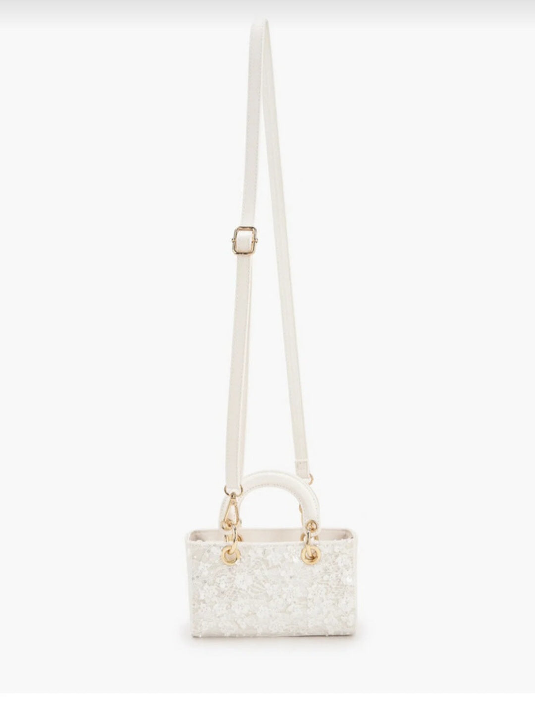 Flora Bella by Shoexpress Sequin Embellishec Crossbody Bag