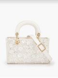 Flora Bella by Shoexpress Sequin Embellishec Crossbody Bag