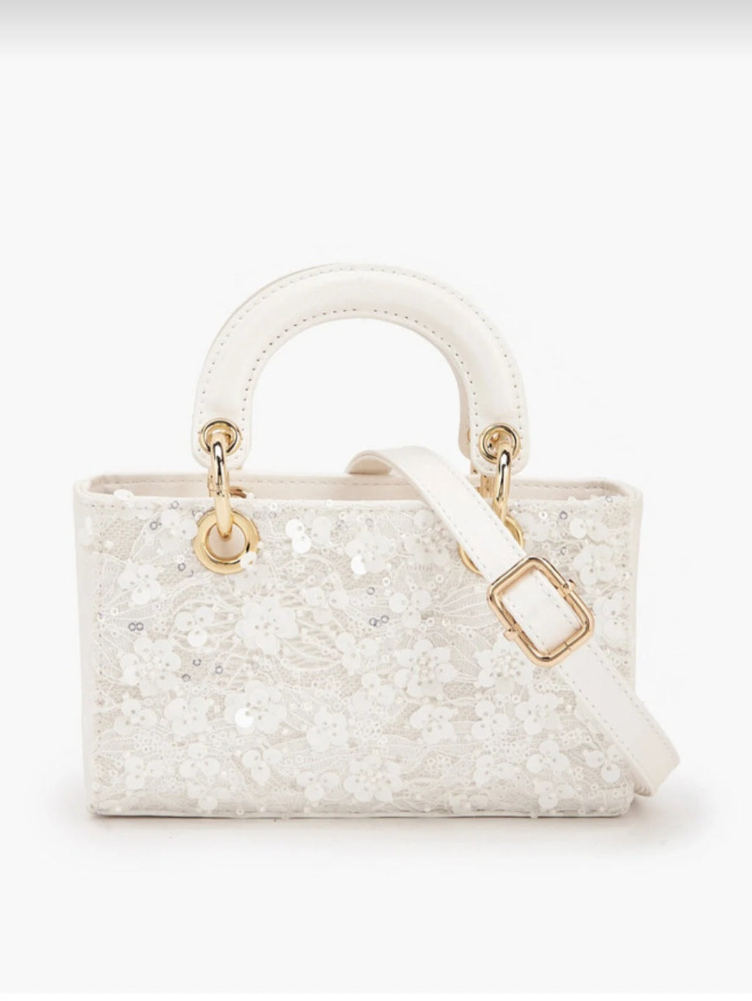 Flora Bella by Shoexpress Sequin Embellishec Crossbody Bag