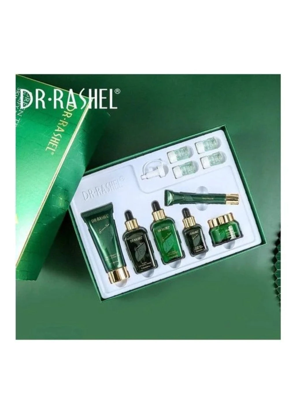 مجموعة العناية بالبشرة النقية المتوازنة بالشاي الأخضر، أبيض، 385 جرام